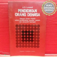 Image of Pendidikan Orang Dewasa